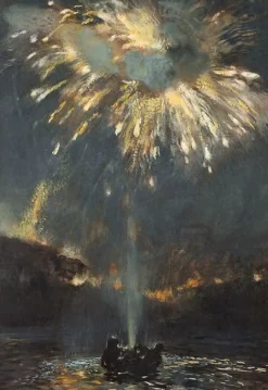 Panneaux Aluminium|Toiles Sur Châssis<Boutiques de musées Grand jet d'eau et feu d'artifice (panneaux aluminium)