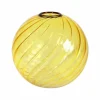 Boutiques de musées Grand vase spirale Jaune Ø 13 cm Discount