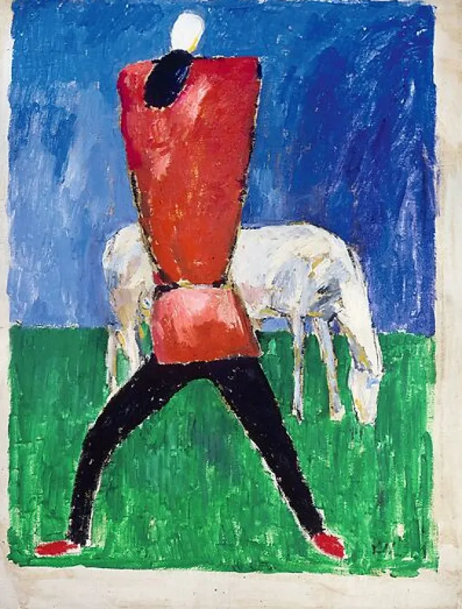 Panneaux Aluminium|Affiches D'Art Encadrées<Boutiques de musées Homme et cheval (panneaux aluminium)