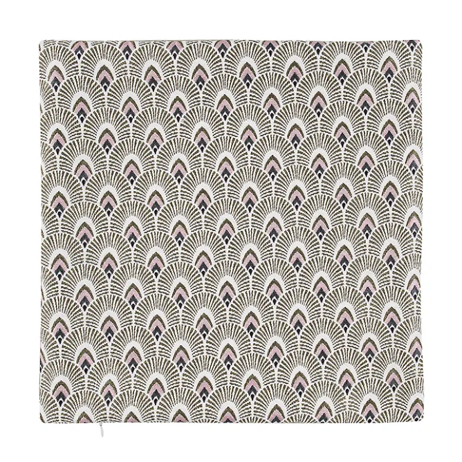 Boutiques de musées Housse de coussin Art Nouveau Paon rose - 36 x 36 cm Outlet