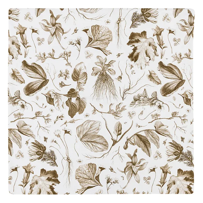 Art De La Maison<Boutiques de musées Housse de coussin bronze Herbier du roi - Maison Baluchon