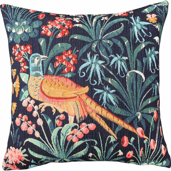 Boutiques de musées Housse de coussin Faisan - Jules Pansu - 45 x 45 cm Discount
