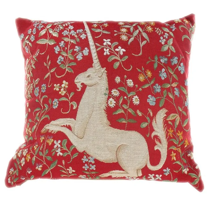 Boutiques de musées Housse de coussin Licorne