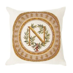 Art De La Maison<Boutiques de musées Housse de coussin Napoléon fond blanc 45x45