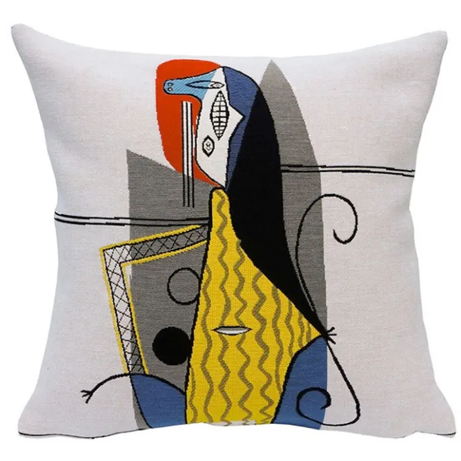 Art De La Maison<Boutiques de musées Housse de coussin Picasso Femme dans un fauteuil