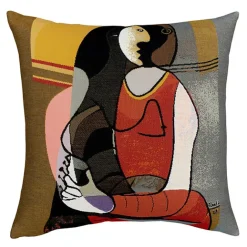 Art De La Maison<Boutiques de musées Housse de coussin Picasso Femme assise