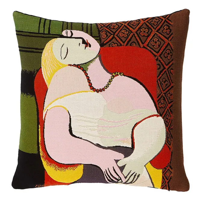 Boutiques de musées Housse de coussin Picasso Le rêve Sale