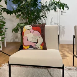 Boutiques de musées Housse de coussin Picasso Le rêve Sale