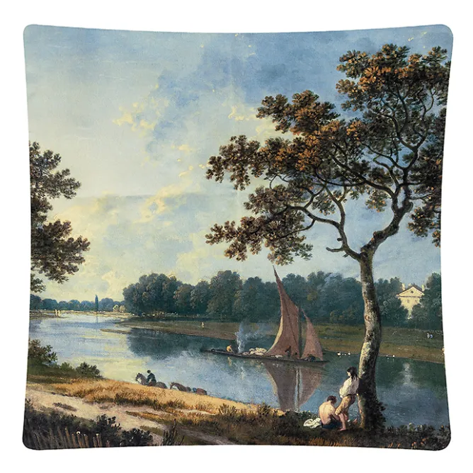 Boutiques de musées Housse de coussin Richard Wilson La Tamise près de Marble Hill, Twickenham Discount