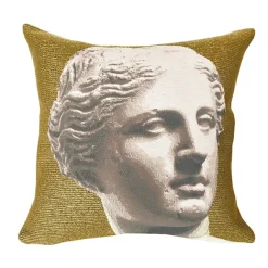 Boutiques de musées Housse de coussin Vénus de Milo - Or - Pansu Clearance