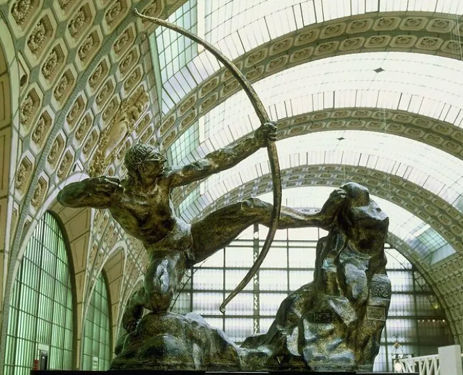 Boutiques de musées Héraklès tuant les oiseaux du lac Stymphale (panneaux aluminium) Online