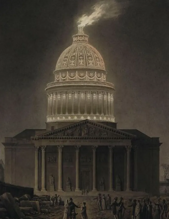 Boutiques de musées Illumination du Panthéon (toiles encadrées) Outlet