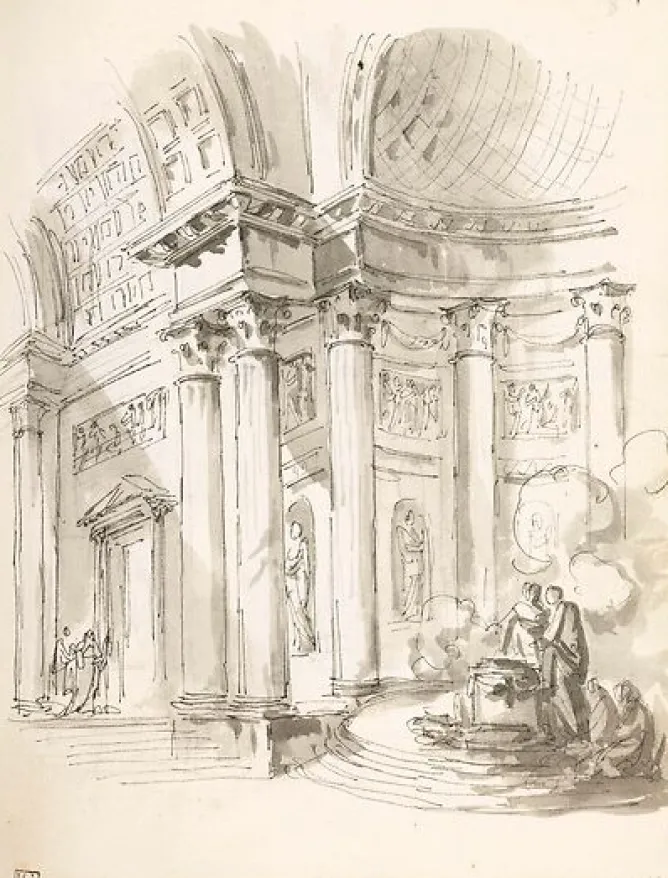 Affiches D'Art Encadrées|Toiles Sur Châssis<Boutiques de musées Intérieur de basilique animé (affiches d'art encadrées)