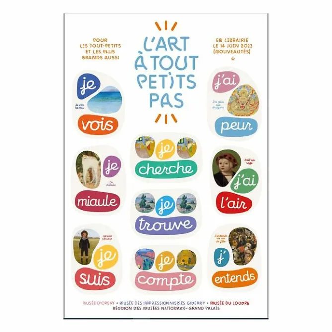 Boutiques de musées J'ai l'air, L'art à tout petits pas - Musée du Louvre Hot