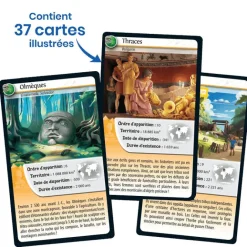 Jeux<Boutiques de musées Jeu de cartes Défis Nature - Civilisations disparues - Bioviva
