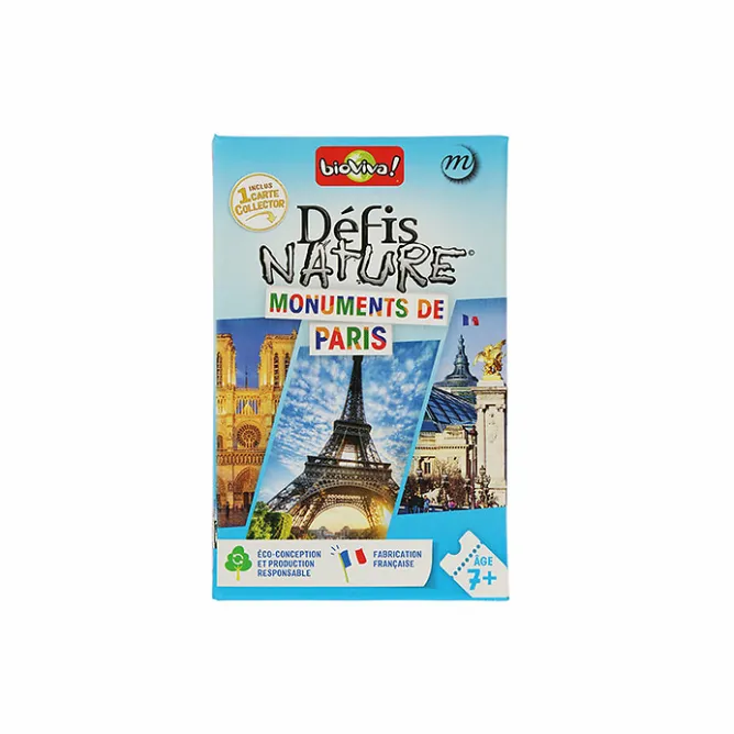 Jeux<Boutiques de musées Jeu de cartes Défis Nature - Monuments de Paris - Bioviva