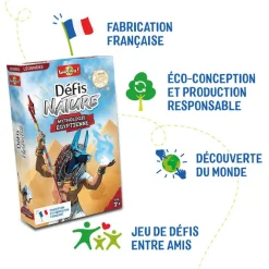 Boutiques de musées Jeu de cartes Défis nature - Mythologie égyptienne - Bioviva Sale