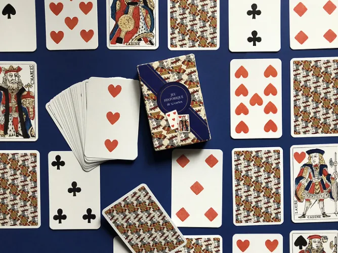 Boutiques de musées Jeu de 52 cartes - Jeu historique New