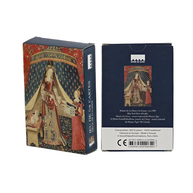 Jeux<Boutiques de musées Jeu de 54 cartes - La dame à la licorne
