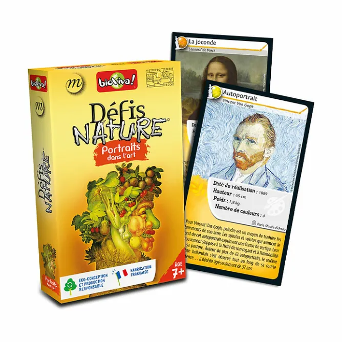Jeux<Boutiques de musées Jeu Défis Nature - Portraits dans l'art - Bioviva