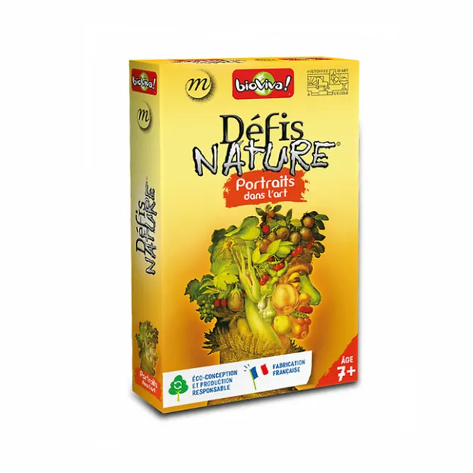 Jeux<Boutiques de musées Jeu Défis Nature - Portraits dans l'art - Bioviva