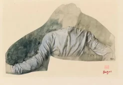 Boutiques de musées Jeune femme en buste vue de dos, étude pour Sémiramis construisant Babylone (panneaux acryliques)