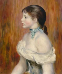 Affiches D'Art|Affiches D'Art Encadrées<Boutiques de musées Jeune fille au ruban bleu (affiches d'art)