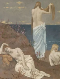 Boutiques de musées Jeunes filles au bord de la mer (panneaux acryliques)