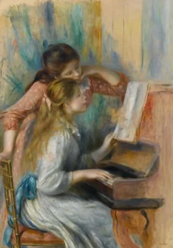 Panneaux Acryliques|Toiles Sans Cadre<Boutiques de musées Jeunes filles au piano (panneaux acryliques)