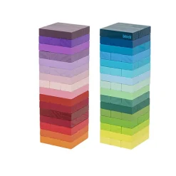 Boutiques de musées Jeu Tour à empiler - Ton froid dégradé - Block Design Hot