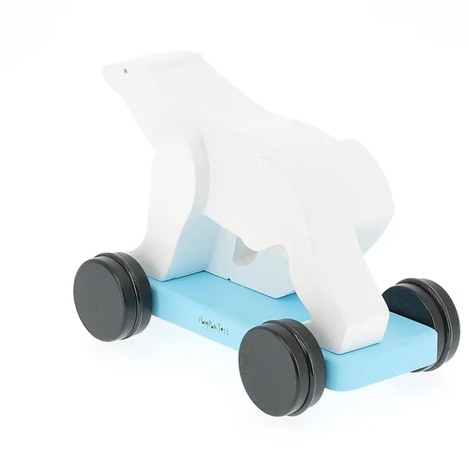 Boutiques de musées Jouet à traîner Ours blanc - François Pompon - Pompon Toys Online
