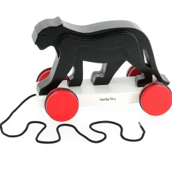 Jouets<Boutiques de musées Jouet à traîner Panthère noire - François Pompon - Pompon Toys