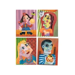 Loisirs Créatifs<Boutiques de musées Kit Collages et stickers inspirés par Pablo Picasso - Djeco