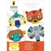 Loisirs Créatifs<Boutiques de musées Kit créatif 4 masques de la jungle 3D à colorier