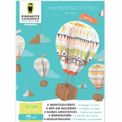 Loisirs Créatifs<Boutiques de musées Kit créatif 4 Montgolfières + 4 nuages à créer