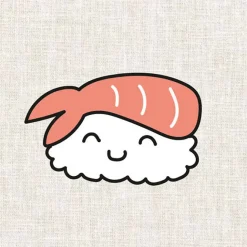 Boutiques de musées Kit de broderie Sushi crevette - Fukuri New
