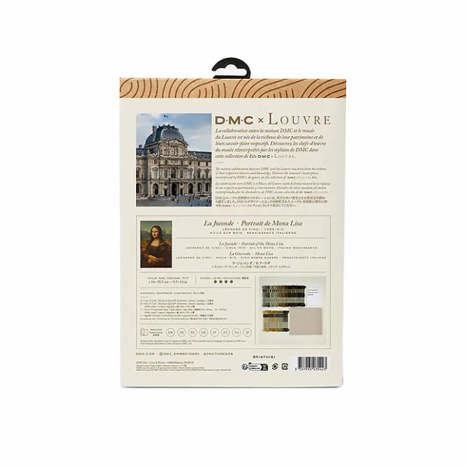 Boutiques de musées Kit point de croix Léonard de Vinci La Joconde - DMC x Louvre New