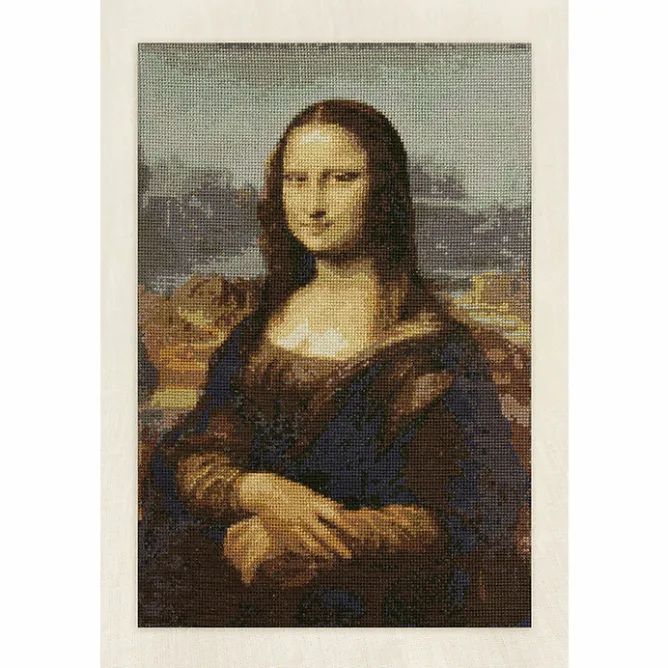 Boutiques de musées Kit point de croix Léonard de Vinci La Joconde - DMC x Louvre New