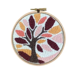 Boutiques de musées Kit Punch Needle 1 Motif Arbre d'automne Discount