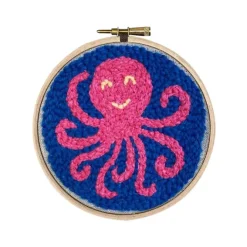 Boutiques de musées Kit Punch Needle 1 Motif - Coulpe le Poulpe Clearance
