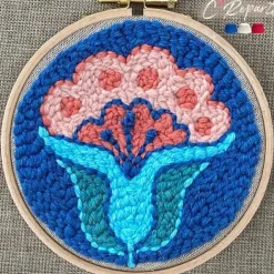 Boutiques de musées Kit Punch Needle 1 Motif - Fleur Lily May Best