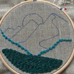 Loisirs Créatifs<Boutiques de musées Kit Punch Needle 1 Motif - Montagnes