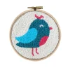 Loisirs Créatifs<Boutiques de musées Kit Punch Needle 1 Motif - Oiseau bleu