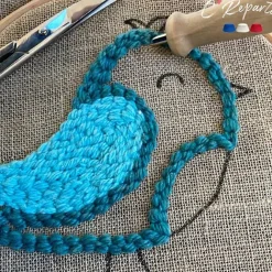 Loisirs Créatifs<Boutiques de musées Kit Punch Needle 1 Motif - Oiseau bleu