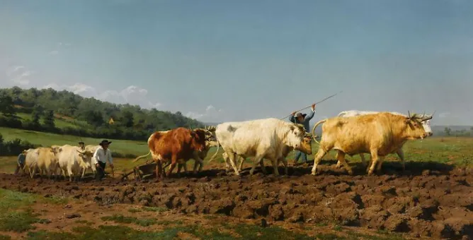 Boutiques de musées Labourage nivernais, dit aussi Le Sombrage (affiches d'art encadrées) Online
