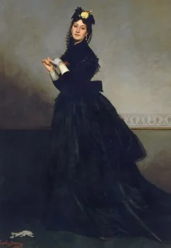 Toiles Sur Châssis|Affiches D'Art<Boutiques de musées La Dame au gant. Mme Carolus-Duran, née Pauline Croizette (1839-1912), peintre (toiles sur châssis)