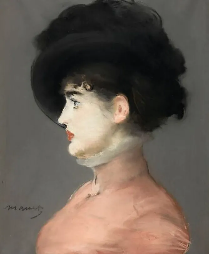 Toiles Encadrées|Toiles Sur Châssis<Boutiques de musées La femme au chapeau noir: portrait d'Irma Brunner la Viennoise (toiles encadrées)