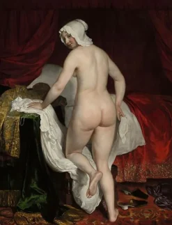 Boutiques de musées La jeune femme se couchant dit Le Coucher à l’italienne (affiches d'art) Outlet