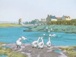 Boutiques de musées La Mare aux oies (panneaux aluminium) Sale