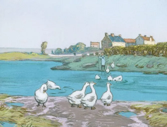 Toiles Encadrées|Affiches D'Art Encadrées<Boutiques de musées La Mare aux oies (toiles encadrées)